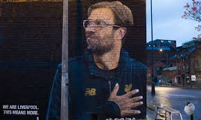 Liverpool football club graffiti arte de la pared que celebra la quinta victoria en la copa de europa en estambul 2005. Jurgen Klopp Street Art Created In Baltic District Liverpool Fc