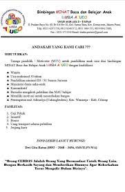 Oct 19, 2020 · gaji guru bimba ditarifkan sebesar rp35 000 hari cmiiw jadi 35 000 26 hari rp910 000 dan infonya uang gaji akan bertambah dengan jumlah murid yang guru masing masing pegang. Gaji Guru Bimba Aiueo 2020 Cara Golden