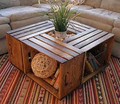 20 Great Crate Projects Diy Crafty Projects Wine Crate Coffee Table Crate Coffee Table Decor