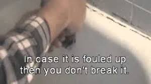 Press the plunger vigorously up and down to release the clog. Stopped Up Tub Drain Stepping Out Of Squalor