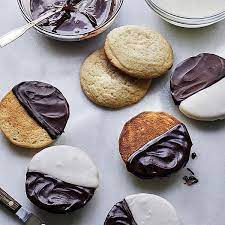 Black White Cookies Recipes White Cookie Recipe Sweet Recipes Dessert Recipes