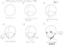 Learn what makes an anime style haircut and how you can give them a beautiful shine! 3 4 View Anime Head Tutorial By Donutaddic On Deviantart