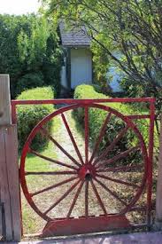 Wagon Wheel Gate Wagon Wheel Decor Wagon Wheel Garden Wagon Wheel