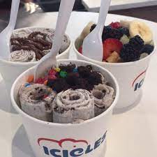 Icicles Thai Rolled Ice Cream Pleasanton Food Ice Cream Pleasanton
