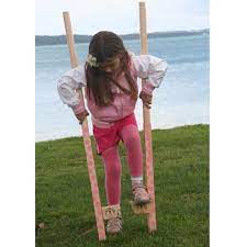 Kids Wooden Stilts Kids Stuff Pinterest Easy Kids Projects Diy Kids Toys Kids Play Equipment