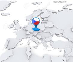 Lonely planet's guide to czech republic. Highlighted Czech Republic On Map Of Europe With National Flag Stock Photo Picture And Royalty Free Image Image 31206521