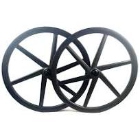 Custom New Carbon Gravel Bike Wheels Disc Brake 700C 6 Spoke ...