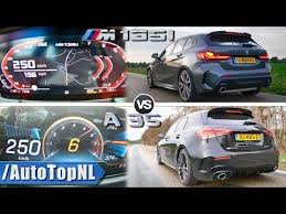 Bmw M135i 2020 Vs 2020 A35 Amg 0 250km H Acceleration Exhaust Sound Pov By Autotopnl Youtube Exhaust Sounds Amg Bmw