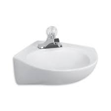 cornice wall hung corner sink single