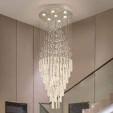 Maxax Luxury Modern Prizm Raindrop Crystal Chandelier 16006 7 In 2021 Modern Crystal Chandelier Modern Chandelier Contemporary Chandelier