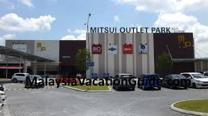 Sepang is shaping up to be quite a key area away from the city. Mitsui Outlet Park Klia Sepang
