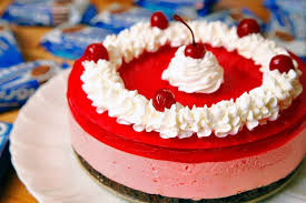تشيز كيك الكرز بالجيلي recipe food desserts cupcake cakes