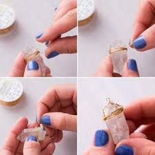 3 Ways To Turn Any Precious Gem Into A Necklace Quartz Necklace Diy Diy Necklace Beaded Jewelry