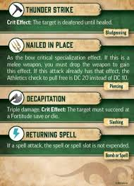 Paizo On Twitter With The New Pathfinder Critical Hit Deck You Can Inject A Dose Of Chaotic Mayhem Into The Game Making Critical Hits Feel Like More Than Mere Numerical Increases To