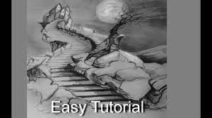 Easy Mountain For Beginners Fantasy Drawing Youtube