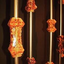 Created For Canterbury Bankstown Rsl Club Sydney Over 600 Hand Cast Resin Forms On Custom Painted 20mm Diam Steel Tube Mold Making Custom Paint Hand Carved