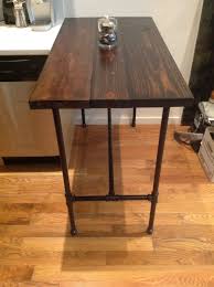 Don't be fooled by its skinny legs; Diy Industrial Pipe Table Legs Novocom Top
