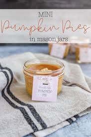 Mason Jar Pumpkin Pies With Free Printable Recipe Mason Jar Pumpkin Mason Jar Desserts Recipes Pumpkin Pie