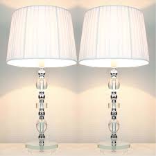 This 19 tall table lamp adds tons of modern style to your bedside or on the end tables in the living room. Tall Designer Bedside Table Lamps With White Shades Buy Table Desk Lamps 61074