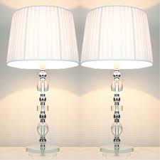 Largest range and lowest prices for table lamps including bedside table lamps, table lamps with shades, touch table lamps, modern table lamps, timber table lamps and much more. 2 Vintage Bedside Table Glass Base Lamps W Shades Buy Table Desk Lamps 61084