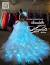 Flame Lit Up Wedding Dress