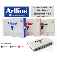 Beli kertas karton buffalo hanya untuk rp35,000.00 di categories. Artline Stamp Pad No 00 Ehj 1 No 0 Ehj 2 Black Blue Red Stempel Biru Hitam Merah Shopee Malaysia