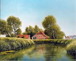 Das wort beginnt mit r und hat 11 buchstaben. Landschaft In Ostfriesland Bei Tettens Wangerland Ostfriesland Nordsee Landschaft Malerei Von Lothar Struebbe Bei Kunstnet