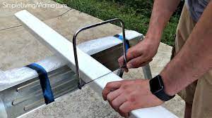 How To Make Rain Gutter Book Shelves So Easy Simple Living Mama Rain Gutter Book Shelf Gutters Rain Gutters