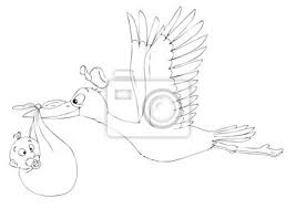 Weltkarte din a4 zum ausdrucken kostenlos galerie vorlagen. Storch Klapperstorch Baby Familie Fototapete Fototapeten Vogel Kurier Schwangerschaft Myloview De