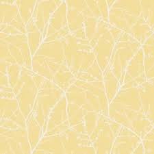 Brewster Claire Yellow Floral Trail Strippable Wallpaper Covers 56 4 Sq Ft 2704 68762 The Home Depot Yellow Wallpaper Wallpaper Samples Wall Wallpaper