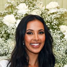 Love Island's Maya Jama highlights gorgeous curves in plunging cut-out  dress