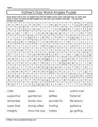 Handcrafted wooden father's day jigsaw puzzles. Father S Day Wordangle Puzzles Learn With Puzzles