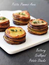 Petite Pommes Anna Recipe Buttery Scalloped Potato Stacks Recipe Pommes Anna Recipe Pommes Anna Buttery Scalloped Potatoes