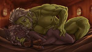 Rule34 Khajiit Porn - Wild Feline Anal Threesome Party