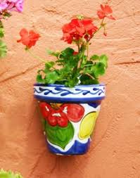 5.0 out of 5 stars 5. Hand Made Hand Painted Wall Pot From Spain Pottery Decor Kaw Valley Greenhouses