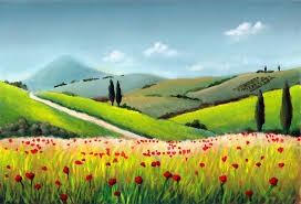 Beginners Landscape Paintings This is a demonstration for beginners and advance artists.