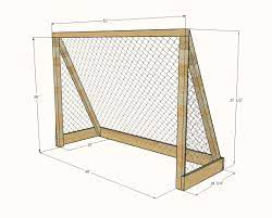The first thing that you should do when starting any project is to measure out the dimensions of the wood that you will be needing. Street Hockey Goal Lacrosse Soccer Multi Sport Goal Ana White