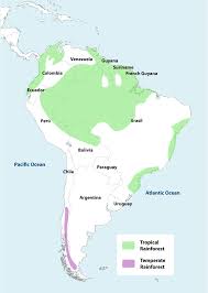 Tropical rain forests are typically located in areas of the world that are near the equator. Amazon Rainforest Map Peru Explorer