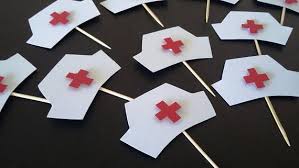 Theme Infirmiere Cupcake Toppers 3d Decorations De Gateaux Etsy Cupcake Toppers Cake Toppers Topper
