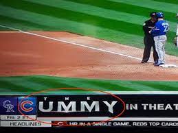 MLB Network graphic inadvertently creates a NSFW title for 'The Mummy' -  SBNation.com