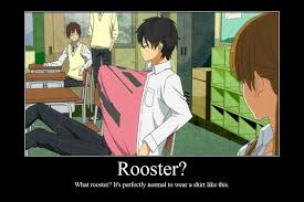 Haru And His Rooster Friend I Thought The Way That Rooster Loved Him Was So Hilarious The One Thing That Wasn T Co My Little Monster Little Monsters Anime