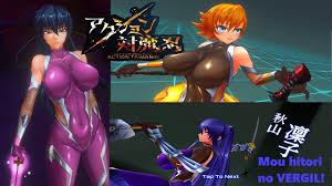 Action Taimanin (JP) - Asagi, Sakura and Rinko gameplay! - YouTube