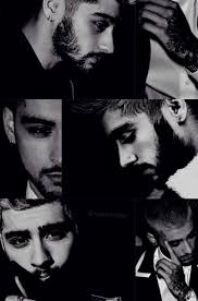 Download Zayn Malik Black Collage Wallpaper