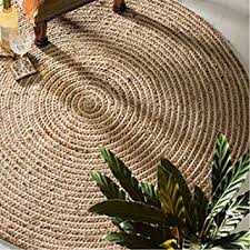 Tapis Rond Tresse 100 Jute Issu Du Commerce Equitable Tissu Beige 90 Diameter Amazon Fr Cuisine Maison Tapis Tresse Tapis Jute Rond Tapis Rond