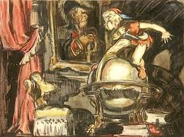 Film Peter Pan Scene Exploring The Darling House Artist David Hall Histoire Ancienne Disney