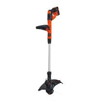 Black And Decker Electric Weed Eater String Keeps Coming Out Black Decker 40v Max Lithium Ion Cordless String Trimmer With 1 1 5ah Battery And Charger Included Lst140c The Home Depot