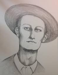 Portrait of me and my grandson resembles each other