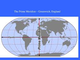 The orthographic azimuthal projection for the globe and the simple geographic projection for the rectangular part of the map.geographic projection has straight meridians and parallels, each degree of latitude and longitude is the same size over the entire world map. Lines On The Earth Ppt Download