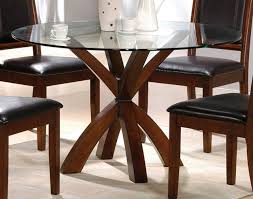 The fab glass and mirror round 0.5 in. Dining Room Simple Round Glass Top Tables With Wood Base And Table Sets Modern Tops Dining Table Glass Round Dining Table Glass Table