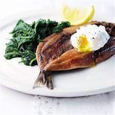Kippers With Eggs Florentine Style Recipe Delicious Magazine Recipe Recipes Kipper Recipes Eggs Florentine